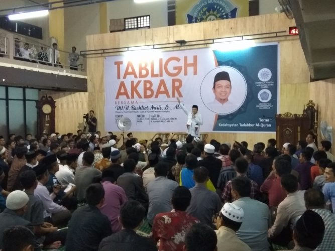 Tabligh Akbar, Bachtiar Nasir: Jangan Pilih Pemimpin Berdasarkan Berhala Politik