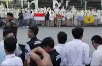 Hari Valentine, Pelajar Muhamamdiyah Gelar Aksi Krisis Moralitas