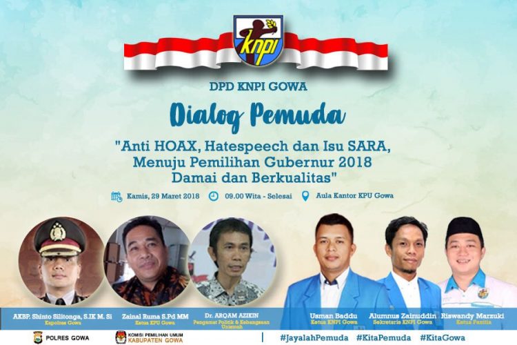 Begini Cara KNPI Gowa Upayakan Pemilukada Damai