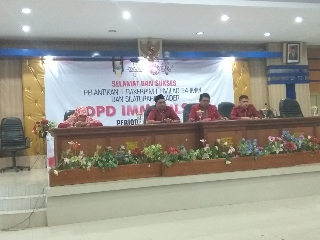 Rakerpim I DPD IMM Sulsel Periode 2018-2020 Resmi Dibuka