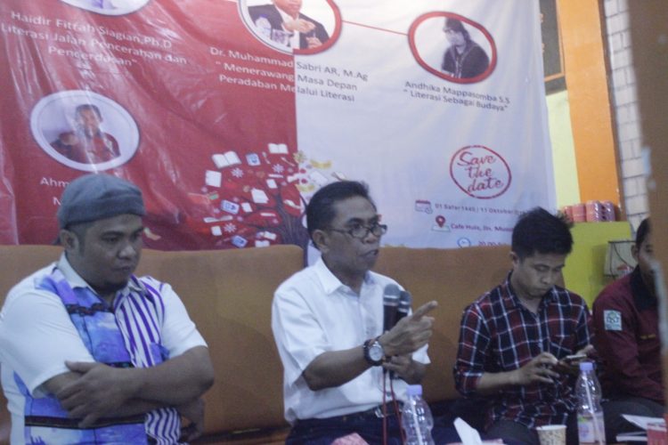 Gelar Dialog Publik, IMM Gowa Bahas Literasi Sebagai Nafas Peradaban