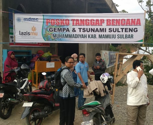 Lazismu dan MDMC Mamuju Siap Menjadi Penyangga Bantuan Korban Gempa Palu dan Donggala