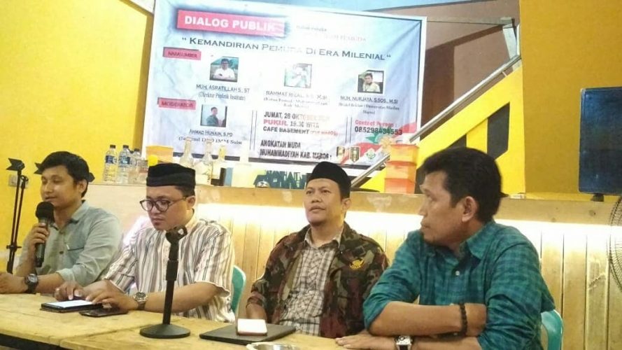 Angkatan Muda Muhammadiyah Maros Bahas Kemandirian Pemuda di Era Millenial