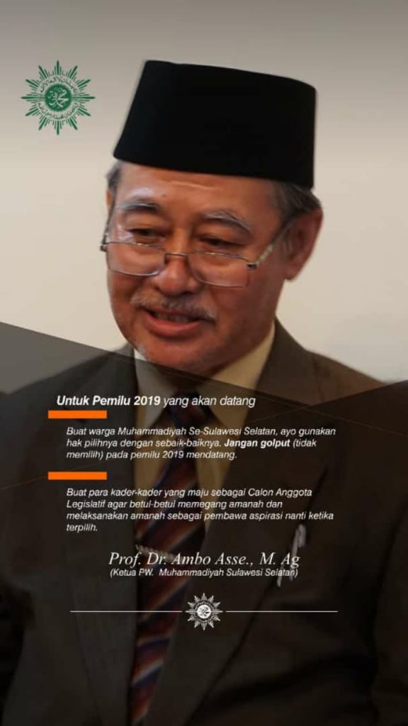 Warga Muhammadiyah Diimbau Tidak Golput di Pemilu 2019