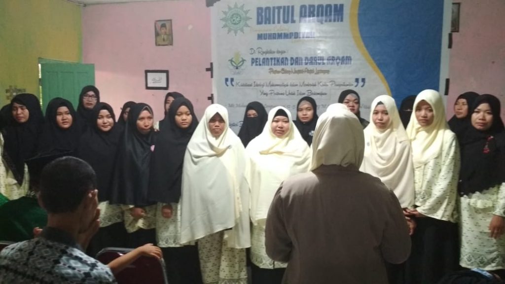 PC Muhammadiyah Lempangang Gelar Baitul Arqam dan Pelantikan Nasyiah Lempangang