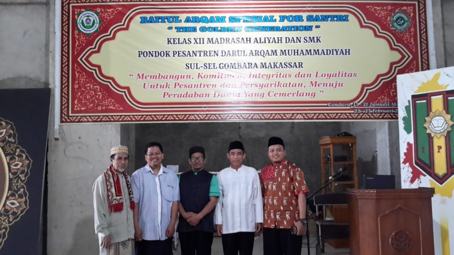 Siapakan Generasi Emas, Ponpes Darul Arqam Gombara Gelar Baitul Arqam Spesial Santri