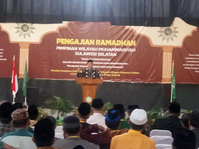 Jaga Keutuhan Bangsa, Pesan Pembukaan Pengajian Ramadan PWM Sulsel