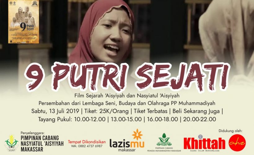 Nasyiah Cabang Makassar Bakal Gelar Nobar Film 9 Puteri Sejati