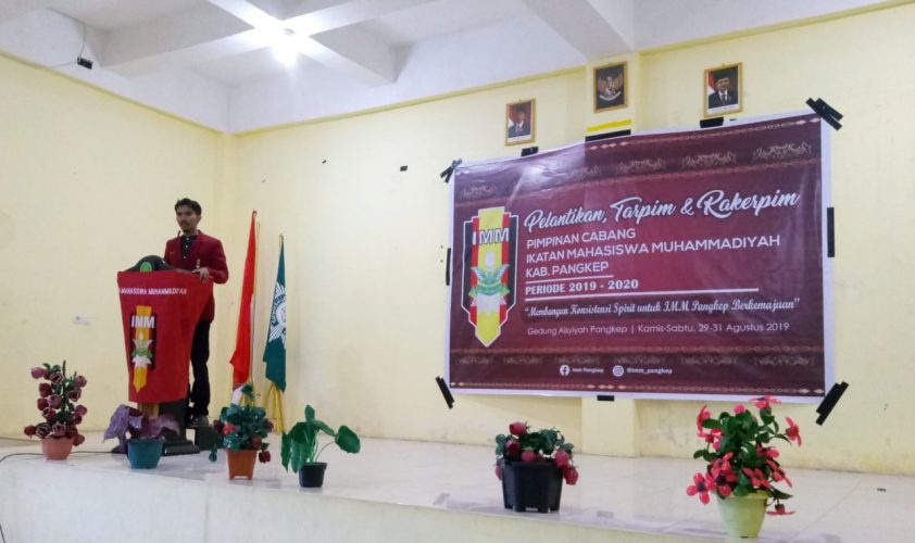 Pelantikan PC IMM Pangkep, Target Ketum Setiap Kampus di Pangkep Harus ada Komisariat