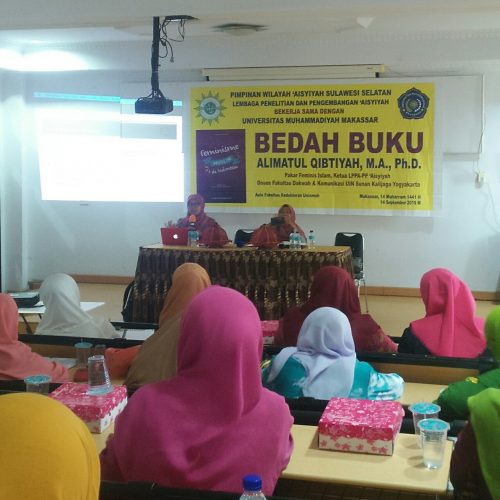 Aisyiyah Sulsel Gelar Bedah Buku Feminisme Dalam Islam