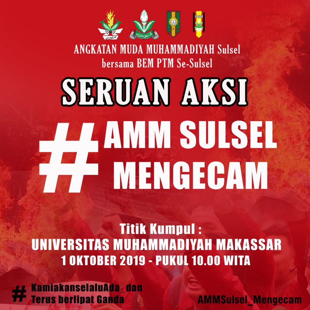 Menyikapi Kondisi Bangsa Angkatan Muda Muhammadiyah Sulsel akan Aksi di DPRD dan Polda Sulsel