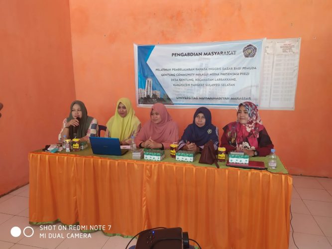 Pengabdian Masyarakat, 4 Dosen FKIP Unismuh Berbagi Ilmu Bahasa Inggris di Pangkep