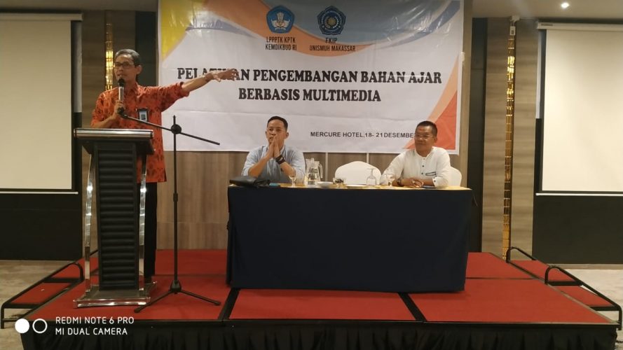 LPPPTK KPTK Kemendikbud Gandeng FKIP Unismuh Gelar Pelatihan Media Pembelajaran Multimedia