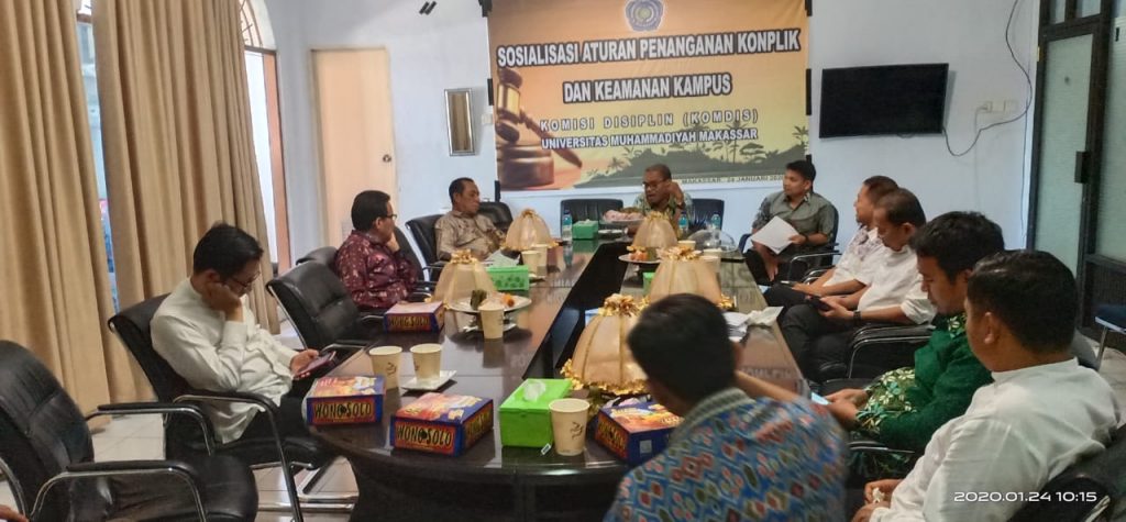 Komdis Unismuh Sosialisasi Penanganan Konflik dan Keamanan Kampus