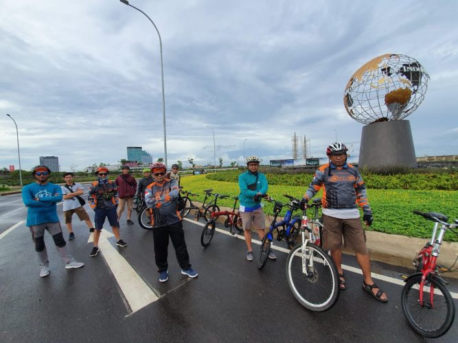 Komunitas Sepeda Talasalapang Siap Arak Panji Muktamar Muhammadiyah dari Makassar ke Surakarta