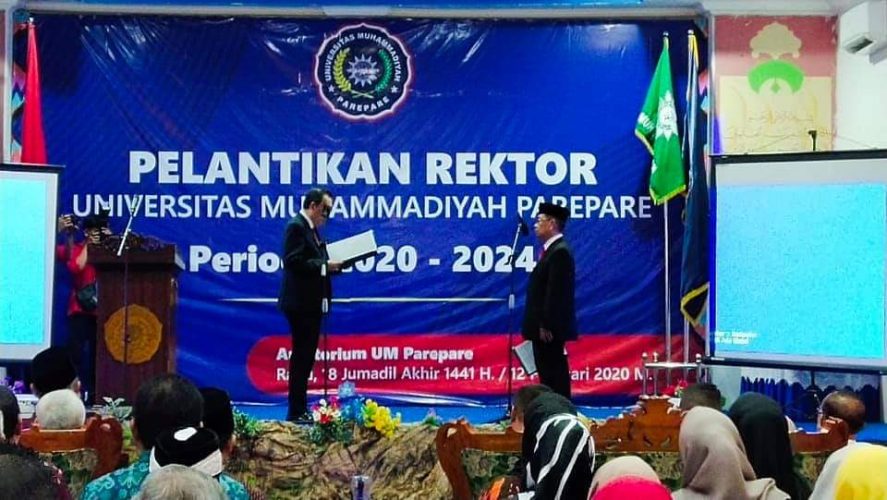 HM Nasir Resmi Jabat Rektor Universitas Muhammadiyah Parepare 2020-2024