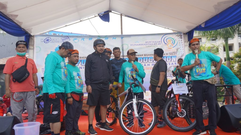 Kostal Unismuh Sukses Gelar Edu-Funbike Syiar Muktamar Muhammadiyah