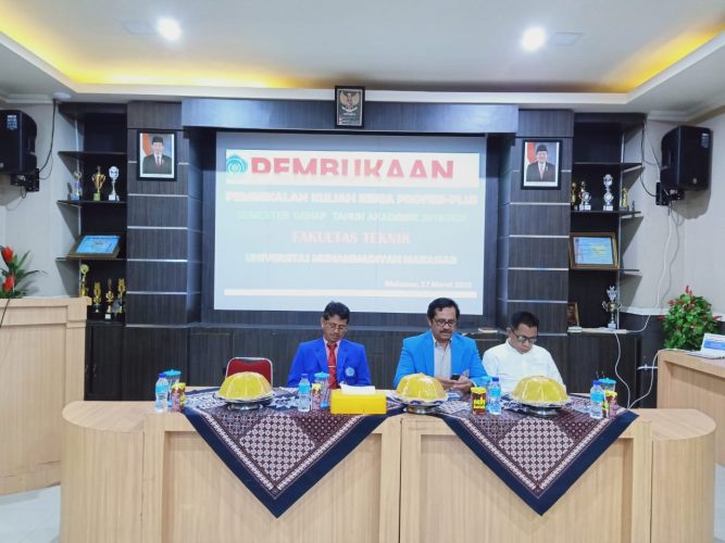 Rektor Unismuh Makassar Buka Pembekalan KKP-Plus Mahasiswa Fakultas Teknik