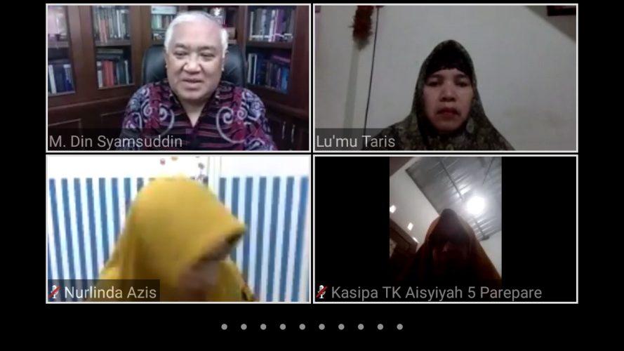 Webinar Peringatan Milad ‘Aisyiyah Sulsel Hadirkan Prof Din Syamsuddin