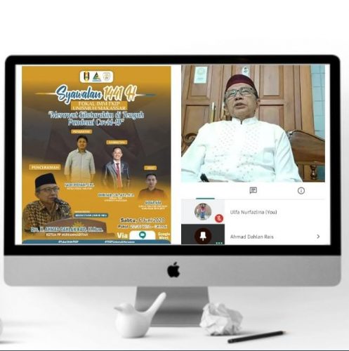 Hadirkan Ketua PP Muhammadiyah, Fokal IMM FKIP Unismuh Sukses Gelar Syawalan Virtual