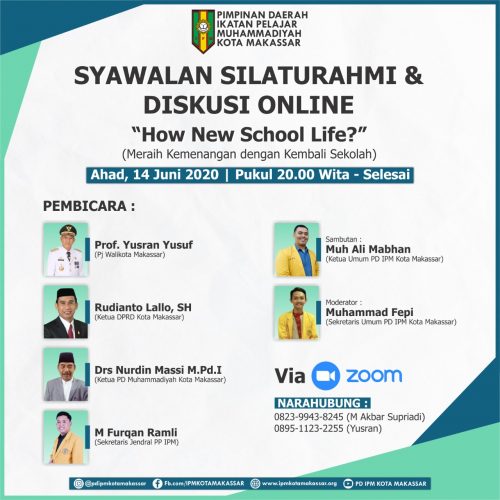 Hadirkan Para Tokoh, IPM Makassar Bakal Gelar Silaturahim Virtual