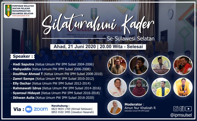 IPM Sulsel Bakal Gelar Silaturahmi Kader secara Virtual