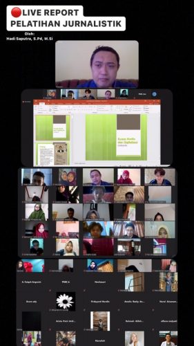 BEM Kedokteran Unismuh Gelar Pelatihan Jurnalistik Secara Daring