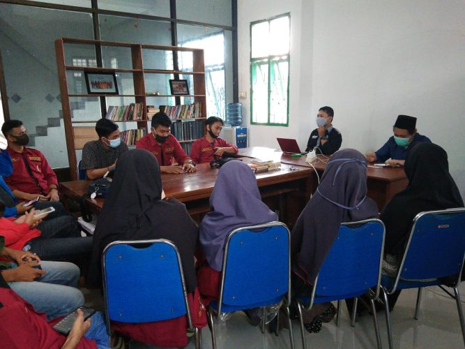 IMM Fisip Unismuh Makassar Lakukan Kunjungan Media ke Redaksi Khittah