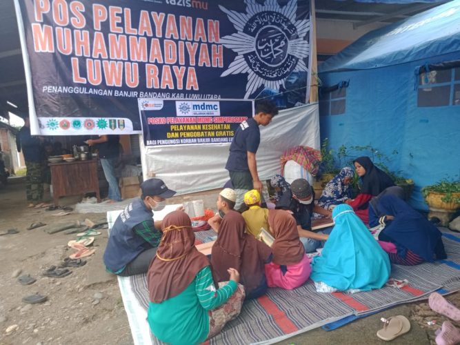 Relawan Psikososial MDMC Luwu Raya Lakukan Pelayanan Dukungan Sosial Di Empat Lokasi Pengungsi