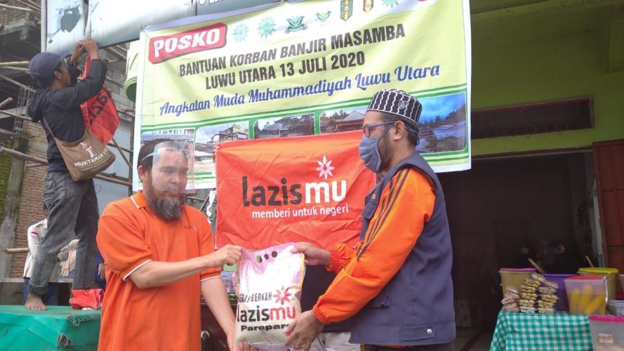 Tiba di Masamba, Relawan Muhammadiyah Siapkan Posko Koordinasi dan Dapur Umum