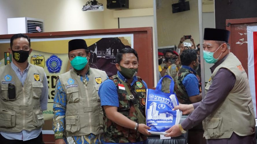Solidaritas AMM Sulsel, FKIP dan FAI Unismuh Kirimkan Bantuan dan Relawan ke Masamba