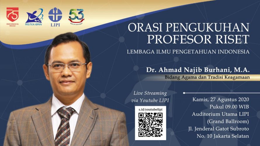 Membanggakan, Wakil Ketua Majelis Pustaka dan Informasi PP Muhammadiyah Dikukuhkan sebagai Guru Besar Riset LIPI