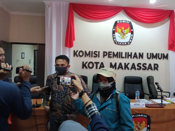 KPU Makassar Resmi Terima Pendaftaran Tiga Bapaslon Walikota-Wakil Walikota