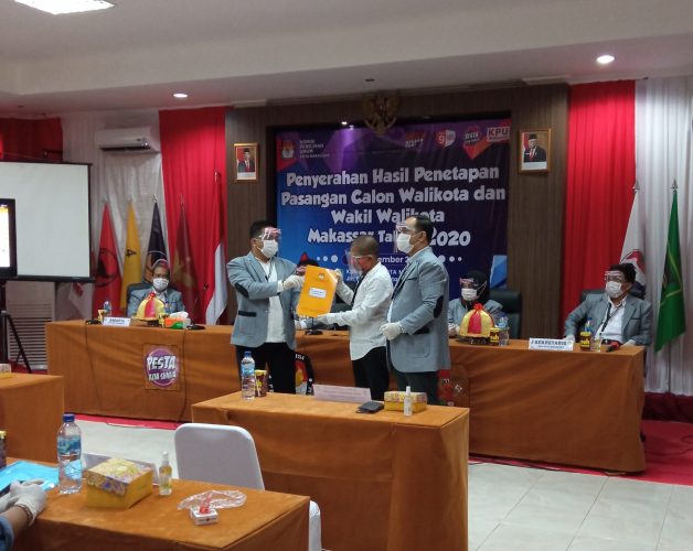 KPU Makassar Tetapkan Paslon Walikota dan Wakil Walikota Makassar 2020