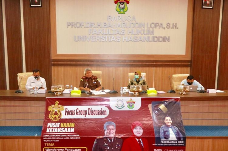 Gelar FGD, Pusat Kajian Kejaksaan Hukum Unhas Bahas Revisi RUU Kejaksaan