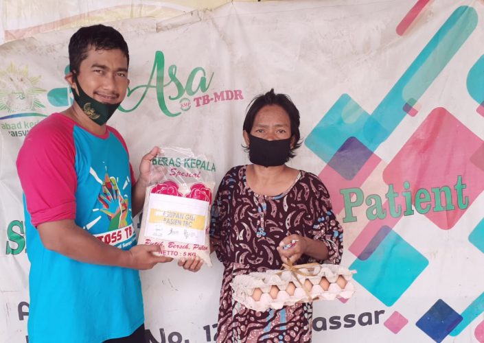 Asupan Gizi Bagi Pasien TB-RO Kembali Disalurkan TB Care Aisyiyah dan Bakrie Foundantion