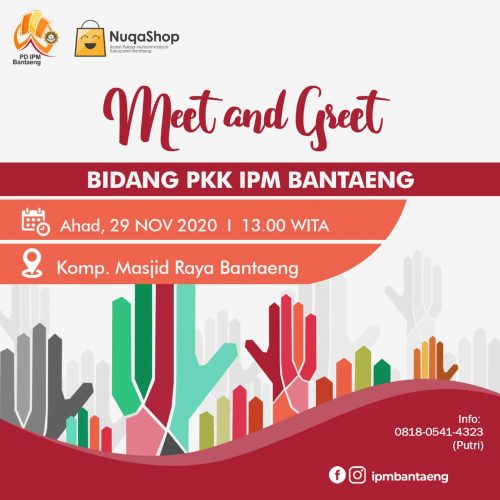 Menjawab Tantangan Disrupsi, IPM Bantaeng Gelar Meet and Greet Membincang Inovasi Kader