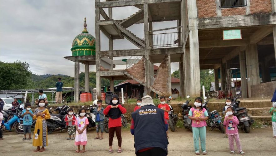 Begini Cara MDMC Sulsel Pulihkan Trauma Anak Penyintas Gempa Sulbar