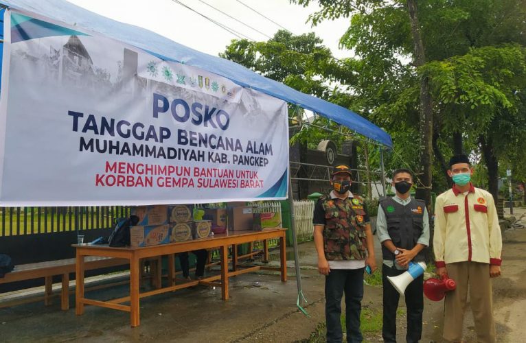 Muhammadiyah Pangkep Membuka Posko Tanggap Bencana Gempa Sulbar