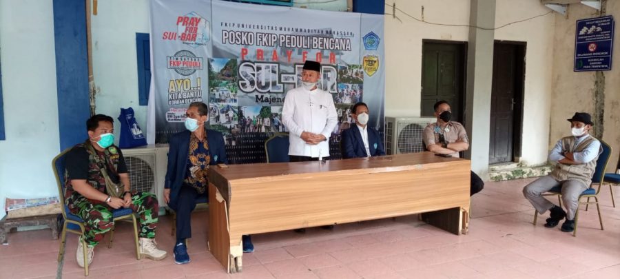 Dilepas Rektor Unismuh, Tim FKIP Peduli Tahap II Kembali Sasar Ulumanda – Majene