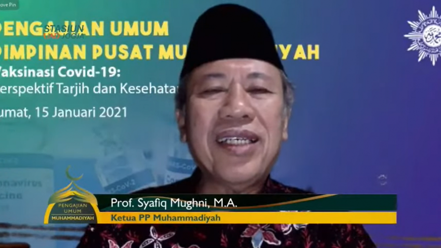 Buka Pengajian PP Muhammadiyah, Prof Syafiq Mughni Singgung Post Truth sebagai Penghambat Vaksinasi