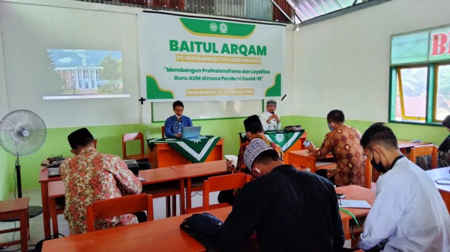 Baitul Arqam AUM PCM Lempangang, Harapkan Profesionalisme Guru Dimasa Pandemi