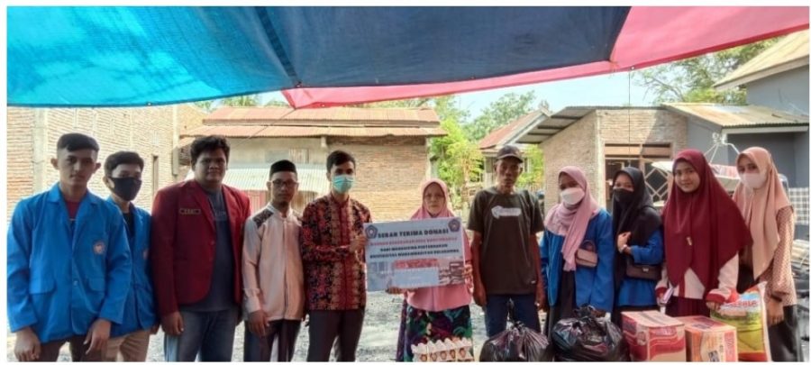 Mahasiswa UM Bulukumba Galang Donasi untuk Korban Kebakaran di Gantarang