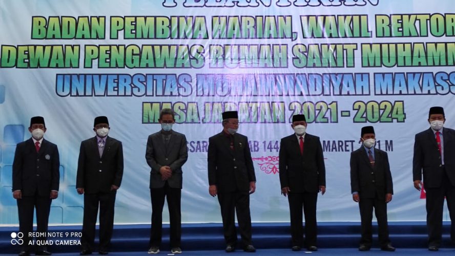 Inilah Pesan Prof Ambo Asse Saat Lantik Empat Wakil Rektor Unismuh Makassar