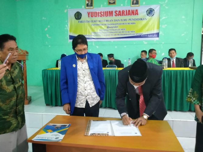 Hadir di UMB, Rektor IAIM Sinjai Tandatangani Perjanjian Kerjasama