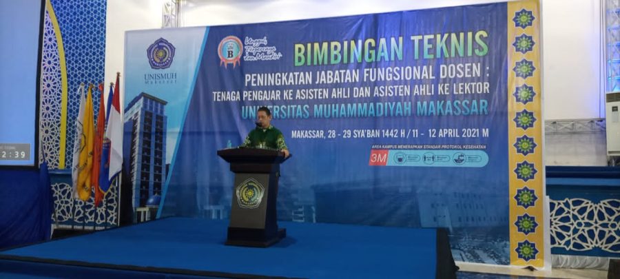 Dorong Peningkatan Jabatan Fungsional Dosen, Unismuh Makassar Gelar Bimtek