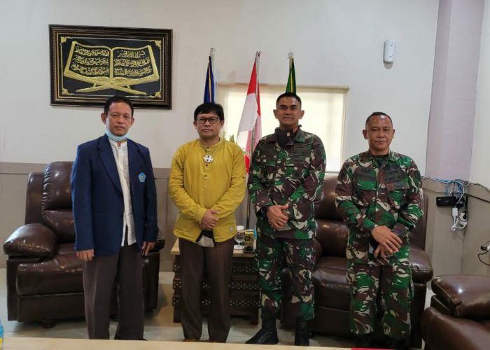 Unismuh Makassar Terima Silaturrahim Aspers Infanteri Kostrad