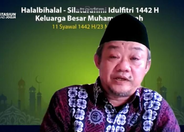 Halal Bihalal PP Muhammadiyah, Mu’ti Bacakan Puisi untuk Palestina