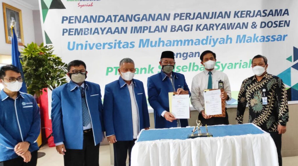 Unsimuh dan Bank Sulselbar Kerjasama Pembiayaan Implan untuk Dosen dan Karyawan