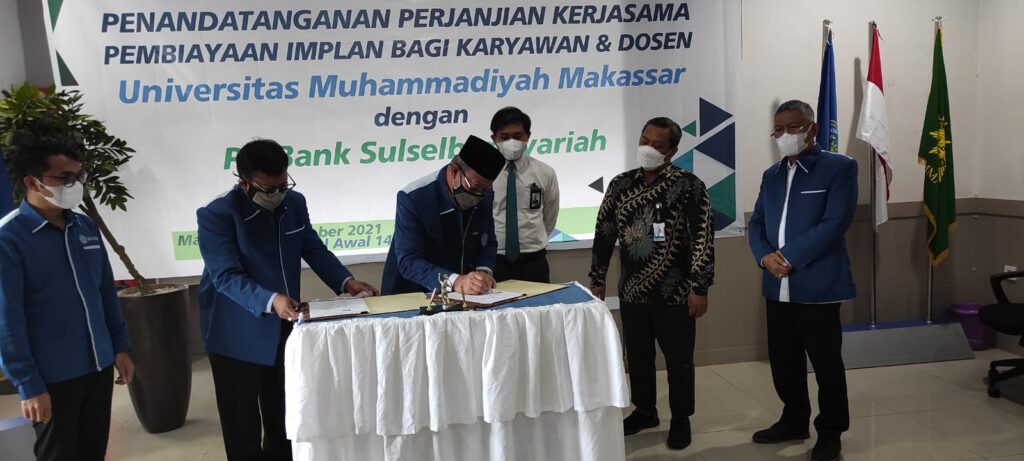 Unismuh Makassar Tandatangani Perjanjian Kerjasama dengan Bank Sulselbar